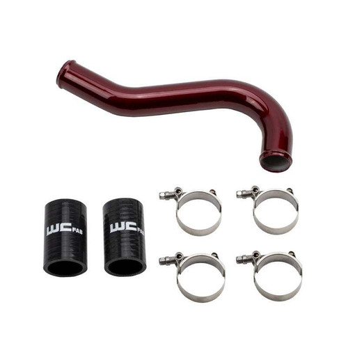 Wehrli 06-10 Chevrolet 6.6L LBZ/LMM Duramax Upper Coolant Pipe - WCFab Red - WCF100622-RED User 1