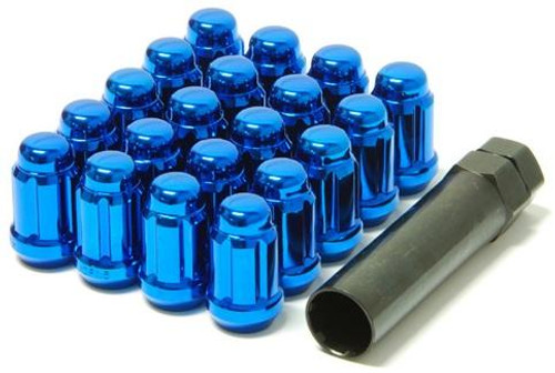 Wheel Mate Muteki Closed End Lug Nuts - Blue 12x1.50 - 41886U Photo - Primary