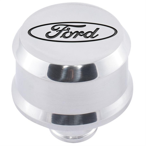 Ford Racing Slant Edge Breather - Polished - 302-438 Photo - Primary