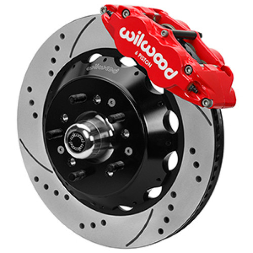 Wilwood Forged 6 Piston Red Superlite Caliper, SRP 72 Vane Vented Spec37 Drilled & Slotted Rotor - 1 - 140-17089-DR User 1