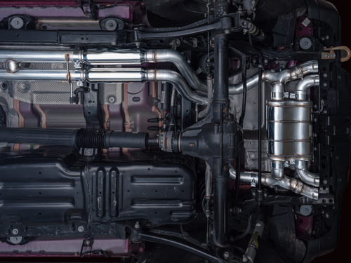 AWE 21+ Wrangler 392 Switchpath Cat-Back Exhaust- Quad BashGuards - 3025-41392 Photo - Mounted