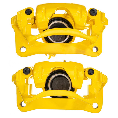 Power Stop 01-07 Toyota Sequoia Rear Yellow Caliper w/Bracket (Pair) - S2736YLW Photo - Primary