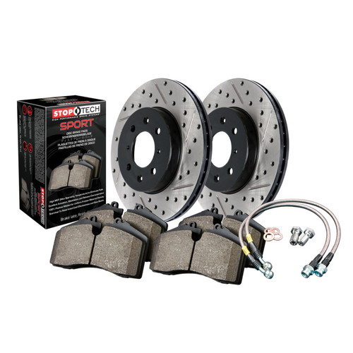 Sport Axle Pack, Drilled & Slotted, Rear - 978.33015R Photo - Primary
