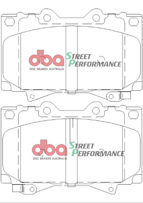DBA 98-07 Lexus LX470 SP Performance Front Brake Pads - DB1365SP Photo - out of package