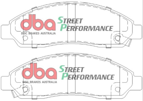 DBA 04-08 Chevrolet Colorado SP Performance Front Brake Pads - DB1468SP Photo - out of package
