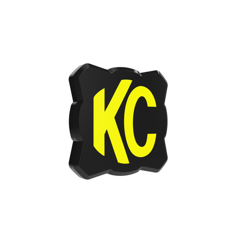 KC HiLiTES FLEX ERA 1 Single Light Cover ONLY (Black/Yellow KC Logo) - 5328 User 1