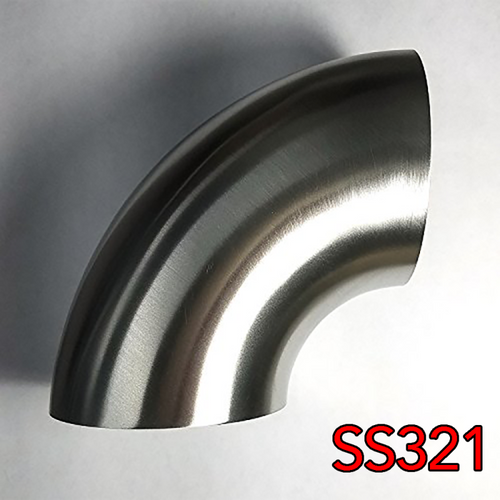 Stainless Bros 2.13in SS321 90 Deg Mandrel Bend Elbow - 1.5D Radius 16GA/.065in Wall (No Leg) - 701-05456-3150 User 1