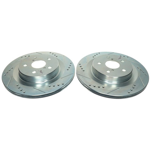 Power Stop 21-22 Toyota Sienna Rear Drilled & Slotted Rotor (Pair) - JBR1798XPR User 1