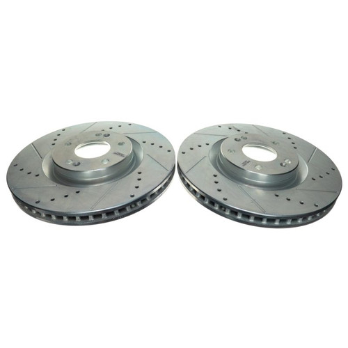 Power Stop 21-22 Kia Sorento Front Drilled & Slotted Rotor (Pair) - JBR1902XPR User 1