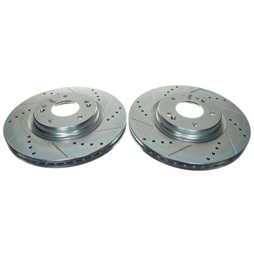 Power Stop 21-22 Kia K5 Front Drilled & Slotted Rotor (Pair) - JBR1908XPR User 1
