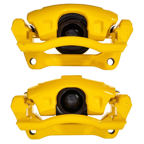 Power Stop 09-14 Volkswagen Routan Front Yellow Caliper w/Bracket (Pair) - S5044YLW Photo - Primary