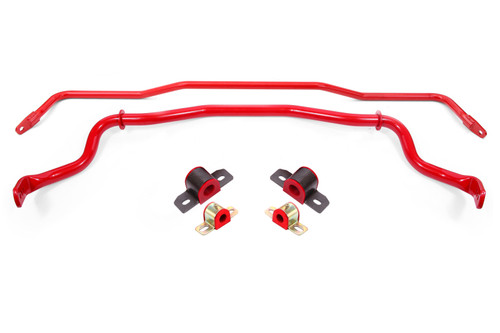 BMR 15-22 S550 Mustang Sway Bar Kit with Bushings Front and Rear Red - SB760R Photo - Primary