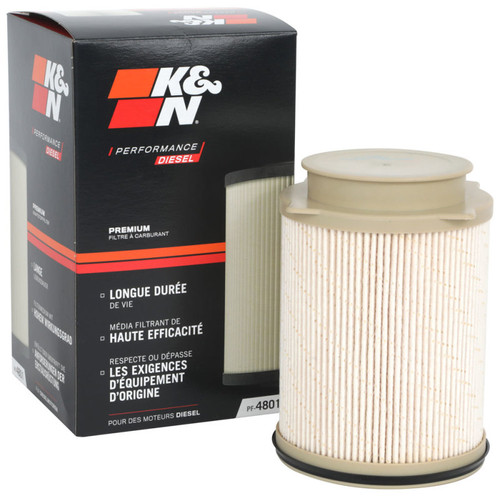 K&N 18-22 Dodge RAM 6.7L L6 Diesel Fuel Filter - PF-4801 Photo - out of package