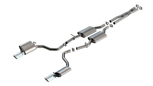 Borla 19-23 Dodge Charger GT 3.6L V6 RWD S-Type Catback Exhaust - Polished Tips - 140917 Photo - Primary