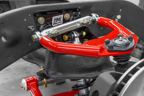 UMI Performance 73-87 GM C10 Race Upper Control Arms - Red - 6434-R Photo - Mounted