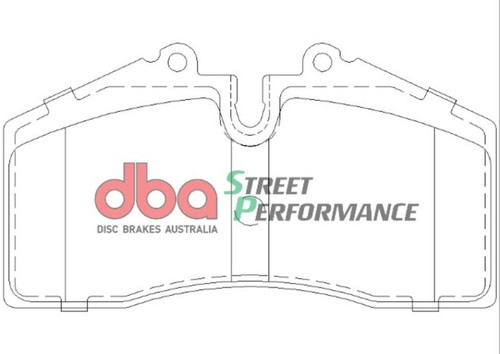 DBA 86-91 Porsche 928 SP Performance Front Brake Pads - DB1355SP Photo - out of package