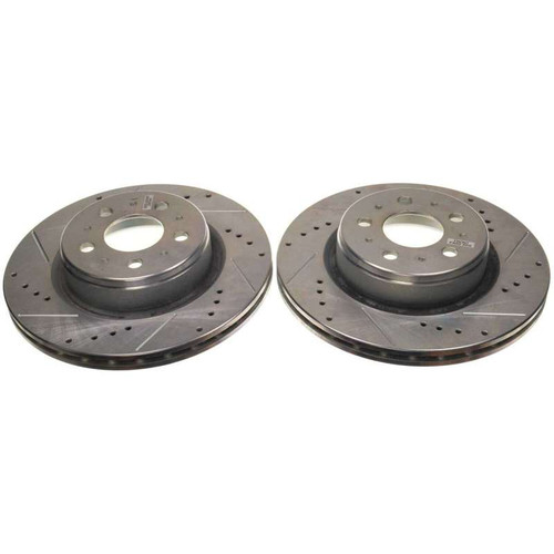 Power Stop 17-21 Tesla 3 Front Drilled & Slotted Rotor (Pair) - AR84006XPR User 1