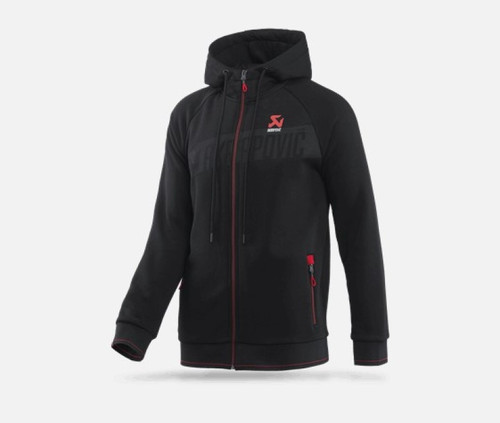 Akrapovic Mens Corpo Zip Hoodie Black - Large - 802057 User 1