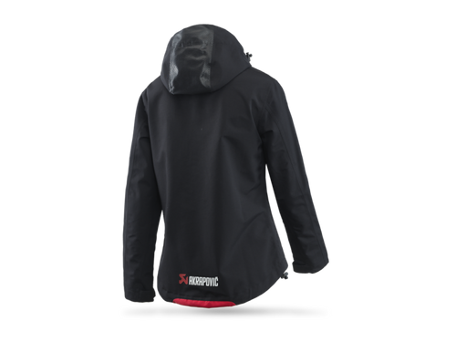 Akrapovic Womens Corpo Rain Jacket Black - 2XL - 802079 User 1