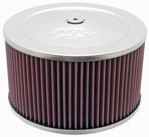 K&N Round Air Filter Assembly 5.125 in FLG / 9in OD / 6.375 in H w/ Vent - 60-1365 Photo - Primary