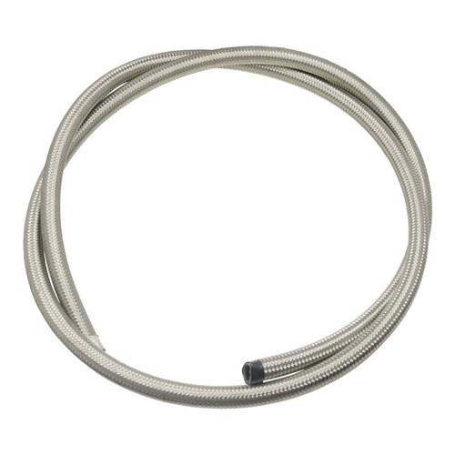 DeatschWerks 10AN Stainless Steel Double Braided PTFE Hose - 6ft - 6-02-0863-6 Photo - Primary