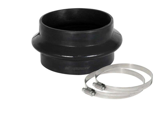 aFe Magnum FORCE Silicone Coupling Kit 4in ID x 2-1/2in L Straight Bellow-Coupler - Black - 59-00071 Photo - Primary