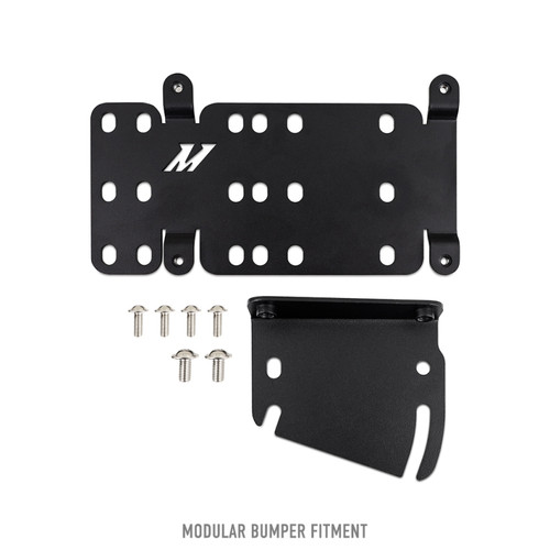 Mishimoto 2021+ Ford Bronco Modular Bumper License Plate Relocation - MMLP-BR-21M Photo - Primary