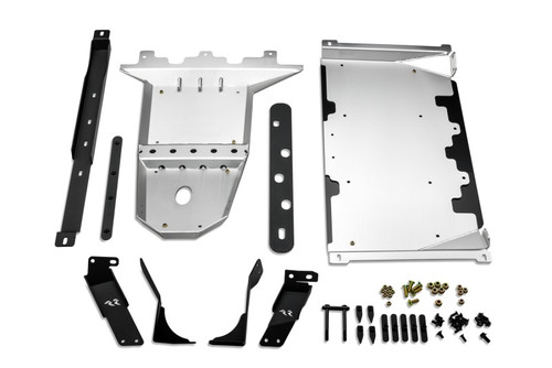 Rugged Ridge 18-23 Jeep Wrangler JLU 4dr Alum. Skid Plate for Engine/Trans - Tex. Blk - 18003.52 Photo - Primary