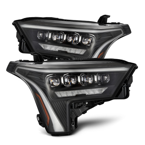 AlphaRex 22-23 Toyota Tundra NOVA-Series Headlights Black w/Amber DRL - Req 810029 OR 810030 - 880872 Photo - Primary