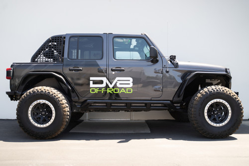 DV8 Offroad 18-23 Jeep Wrangler JL 4 Door FS-15 Series Rock Sliders - SRJL-07 Photo - Primary