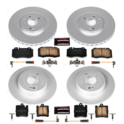 Power Stop 2004 Mercedes-Benz C230 Front & Rear Z23 Coated Brake Kit - CRK2791 Photo - Primary