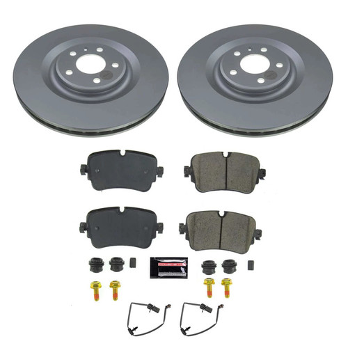 Power Stop 19-20 Audi A8 Quattro Rear Z23 Coated Brake Kit - CRK8221 Photo - Primary