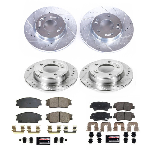 Power Stop 20-22 Hyundai Venue Front & Rear Z23 Evolution Brake Kit - K8686 Photo - Primary