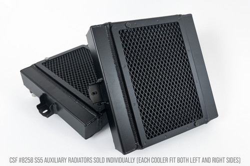 CSF BMW F8X M3/M4/M2C Auxiliary Radiators w/ Rock Guards (Sold Individually - Fits Left and Right - 8258 Photo - Primary