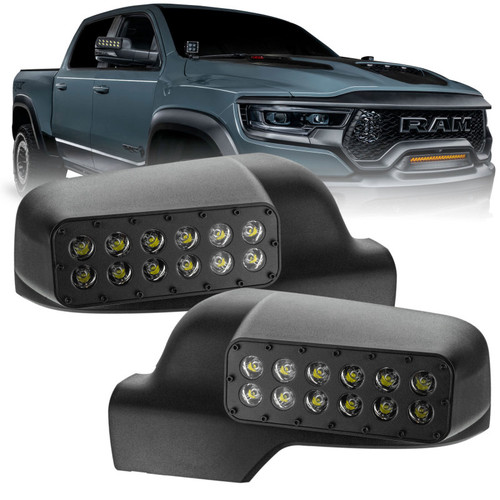 Oracle 19-23 Ram 1500 DT LED Off-Road Side Mirror Ditch Lights - 5914-001 Photo - Primary