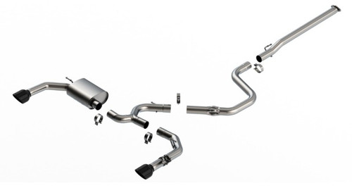 Borla 22-23 Hyundai Elantra N 2.0L 4 CYL. Turbo AT/MT ATAK Catback Exhaust Black Chrome - 140925BC User 1