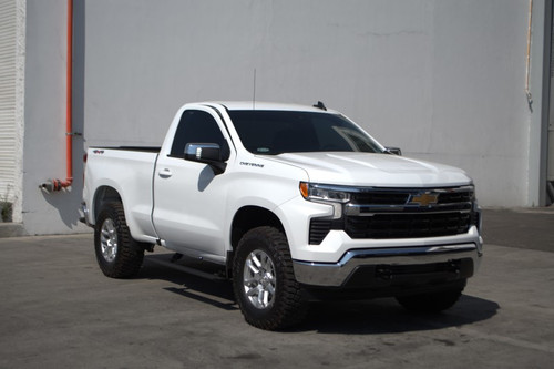 Go Rhino 2022 Chevrolet Silverado 1500 Std Cab 2dr E-BOARD E1 Electric Running Board Kit - Tex. Blk - 20404857T Photo - Mounted