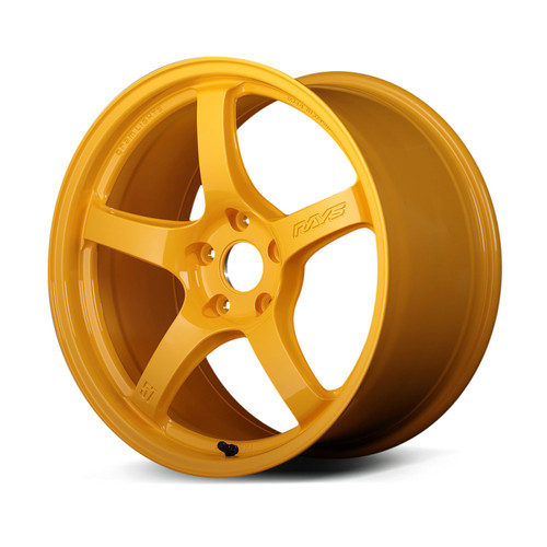 Gram Lights 57CR 17x9.0 +12 5-114.3 Mach Yellow - WGCRQ12EWXZ Photo - Primary