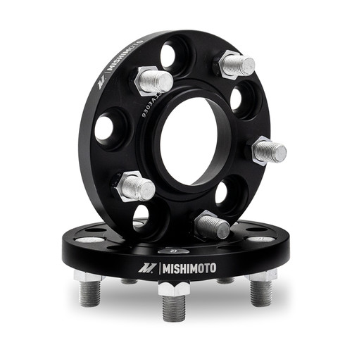 Mishimoto Wheel Spacers - 5x108 - 63.3 - 15 - M12 - Black - MMWS-006-150BK Photo - Primary