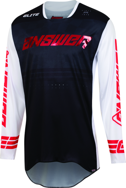 Answer 23 Elite Finale Jersey Black/White/Red - Medium - 447445 User 3