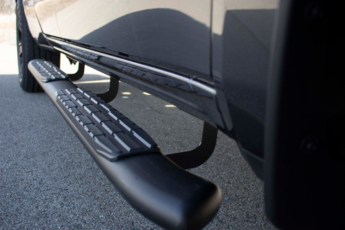 Fishbone Offroad 2019+ Dodge Ram 1500 Quad Cab Oval Side Steps - Black Textured - FB21374 Photo - lifestyle view