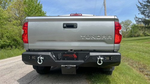 Fishbone Offroad 14-21 Toyota Tundra Rear Bumper - Black Texture - FB22391 Photo - lifestyle view