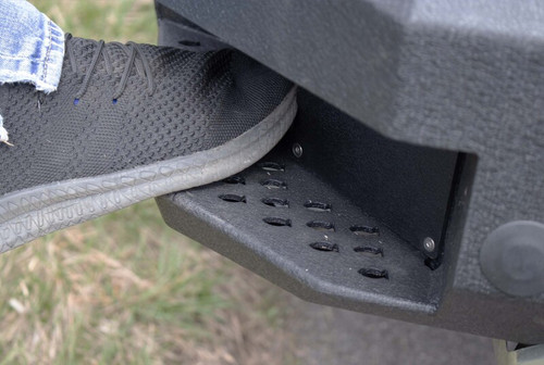 Fishbone Offroad 19-22 Chevy Silverado 1500 Rockfish Rear Bumper - Black Texture - FB22394 Photo - lifestyle view