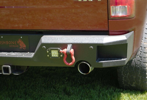 Fishbone Offroad 2009+ Ram 1500 Classic Anglerfish Rear Bumper - Black Texture - FB22395 Photo - lifestyle view