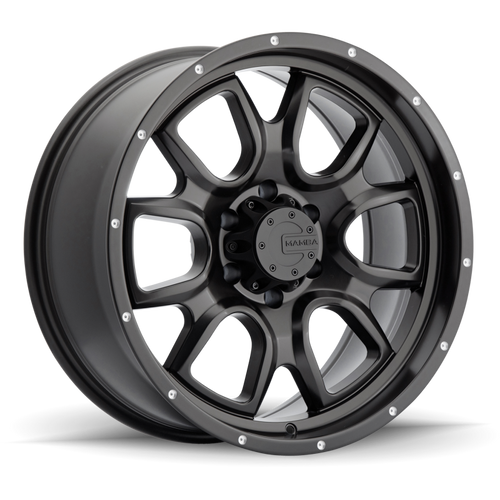 Mamba M19 16x8 5x114.3 ET13 Matte Black w/ Drill Holes - M196865135 User 1