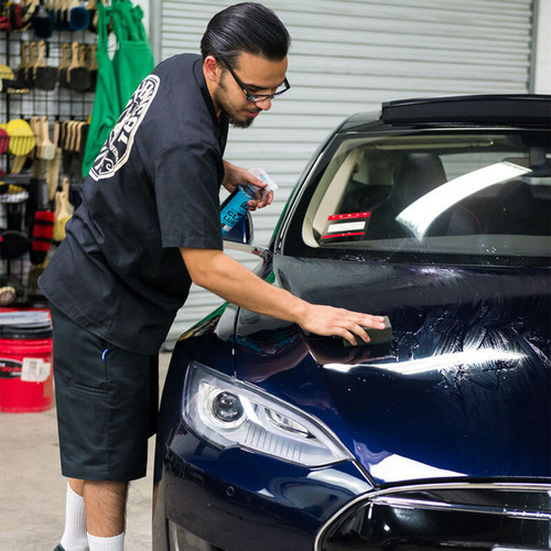 Chemical Guys Products Hex-Logic Self-Centered Finishing Pad - Black - 4in - Single - BUFX_106HEX4-1