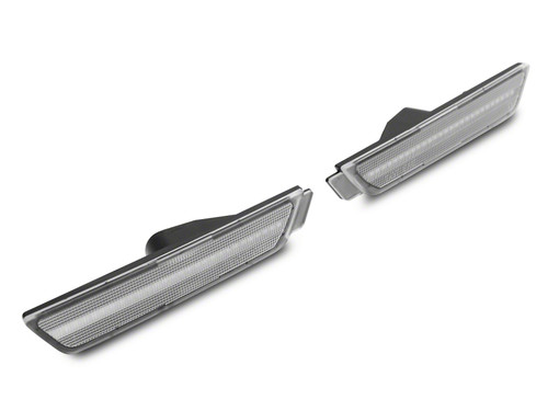 Raxiom 10-15 Chevrolet Camaro Axial Series LED Front and Rear Side Markers- Clear - CC2931 Photo - Primary