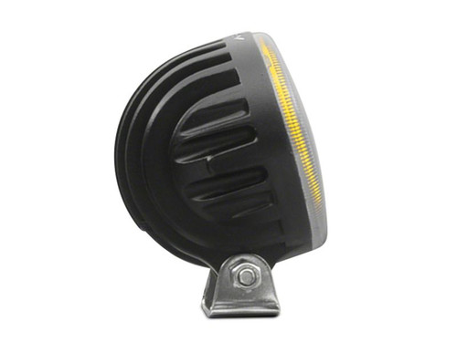 Raxiom Axial 3-In 4-LED Yellow Beam Round Light Flood Beam Universal (Some Adaptation Required) - J109482 Photo - Close Up