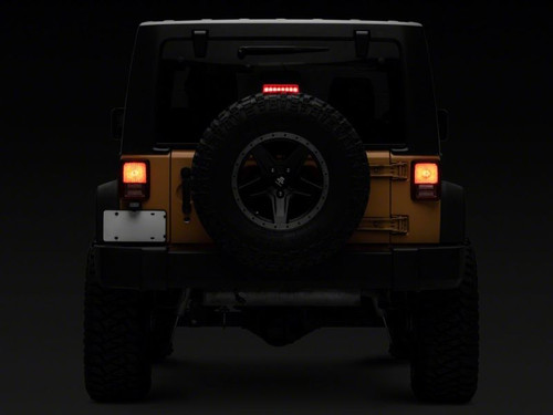 Raxiom07-18 Jeep Wrangler JK Axial Series Hyper Flash LED Third Brake Light- Red - J137870 Photo - Close Up
