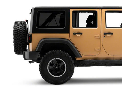 Raxiom 07-18 Jeep Wrangler JK Axial Series Trident LED Tail Lights- Blk Housing (Clear Lens) - J173719 Photo - Close Up